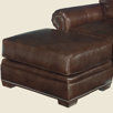 Griffin Leather Ottoman