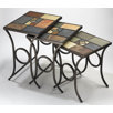 Pompei Slate 3 Piece Nesting Tables