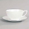 Platinum Fine Bone China Tea Saucer