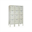 Four Tier Locker -3 Sections (Unassembled)