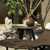 Bali End Table with Woven Top