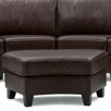 Luna Leather Wedge Ottoman