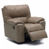 Yale Leather Chaise Cuddler Recliner