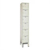 Quick Ship: Box Locker - Six Tiers - 1 Section (Unassembled)