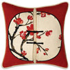 Sakura Medalion Pillow with Small Welt