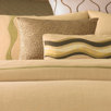 Flow Quilted Circles Decorative Pillow in Taupe