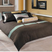 Amuse Color Block Duvet Cover in Earth