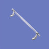 Bathables Frosted Single Towel Bar