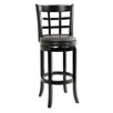 29" Kyoto Swivel Stool in Black