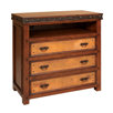 Copper Canyon Distressed Media 3 Drawer Chest
