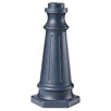Outdoor Lantern Post Base in Fog