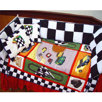 Racecar 6 piece Crib Bedding Set