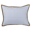 Metro Quilted Boudoir in Blue / White / Chocolate