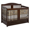 Richmond 4 in 1 Convertible Crib with Toddler Rail in Espresso