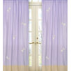 Purple Dragonfly Dreams Set of 2 Window Panels