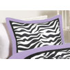 Zebra Purple Collection Standard Pillow Sham 
