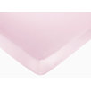 Pink and Chocolate Hotel Baby Fitted Crib Sheet - Solid Pink