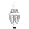 Monterey Outdoor Post Lantern in White