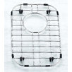 Stainless Steel Sink Grid with Black Rubber Feet (14.25" x 26.25" x 1") in Satin