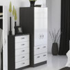 Mode Piano Combi 2 Drawer Wardrobe