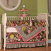 Sleek Slate 4 Piece Crib Bedding Set