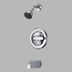 Classic Thermostatic Tub and Shower Faucet Trim with Metal Lever Handle