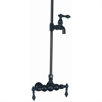 Wall Mount High Tub Faucet for Shower System with Metal Lever Handles