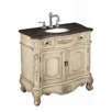 Single Basin Vanity in Antique Parchment