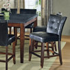 Granite Bello Counter Height Parsons Chair in Multi-Step Black