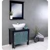 Emotivo Espresso Modern Bathroom Vanity with Mirror