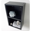 Bathroom Linen Side Cabinet with Two Open Storage Areas