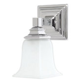 10" One Light Wall Sconce in Chrome