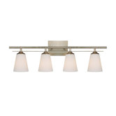Soho Four Light Bath Vanity in Winter Gold