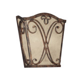 Reserve Two Light Wall Sconce with Moonlit Mica Panel Shade in Rustic