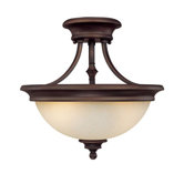 Belmont 2 Light Semi Flush Mount