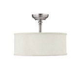 Loft 3 Light Semi Flush Mount