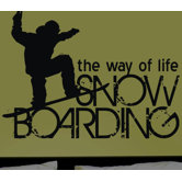 Boarding the Way of Life Wall Decal