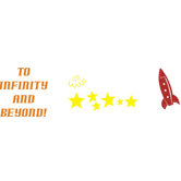 To Infinity and Beyond Wall Decal