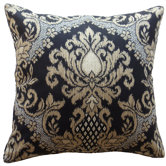 Ikat Poly Decorative Pillow in Ebony