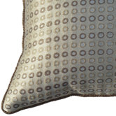Cavalli Small Circles Decorative Pillow in Beige and Gold