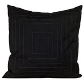 Pyramide Decorative Pillow in Black