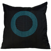 Washer Decorative Pillow in Black