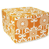 Floret Cotton Cube Ottoman