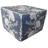Geisha Cotton Cube Ottoman