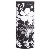 Living 2Easy Interchangeable Lamp Shade with Flower Pattern in Black