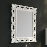 Archeda V Mirror in Eclectic White