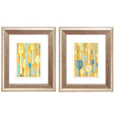 Spring Cutlery I / II Wall Art (Set of 2)