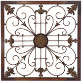 Wall Grille with Metal Frame