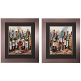Uncorked I / II Wall Art (Set of 2)