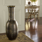 Round Decorative Flute Vase